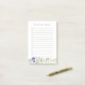 日々のタスク一覧、優先順位リストフローラ ポストイット (デスク上)