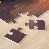 日々の仕事で掘削機を使う ジグソーパズル (側面)