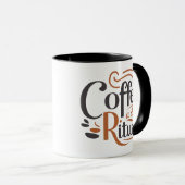 日々の儀式にコーヒーを飲む マグカップ (正面右)