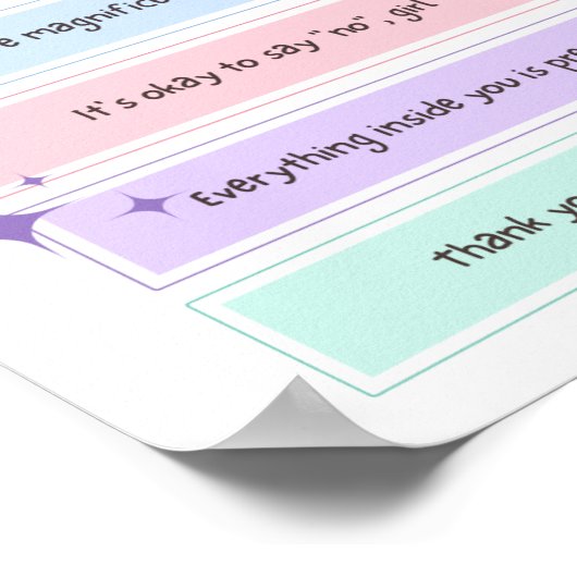 日々の前向き確認 ポスター (角)