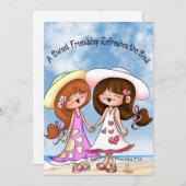 日々の友情に関するグリーティングカード（詩付き） サンキューカード (正面/裏面)