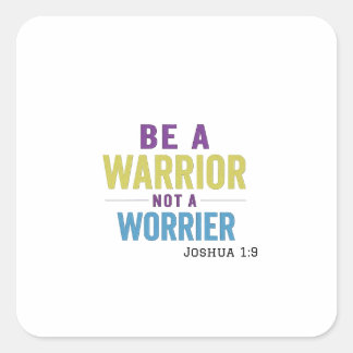 日々の困難に立ち向かう スクエアシール