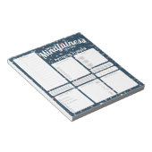 日々の心遣い習慣トラッカー ノートパッド (アングル)