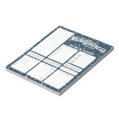 日々の心遣い習慣トラッカー ノートパッド (回転)