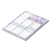 日々の心遣い習慣トラッカー ノートパッド (回転)