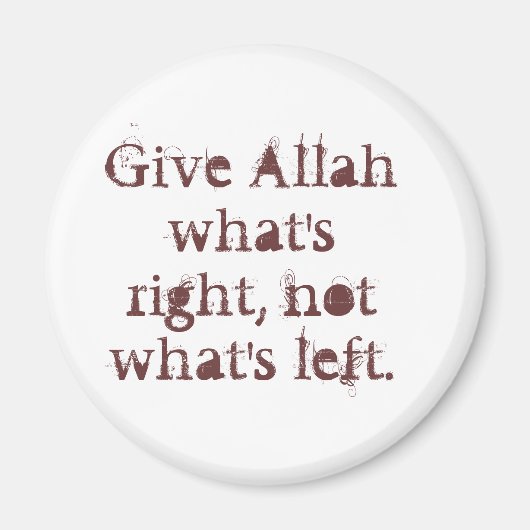 日々の注意 マグネット (正面)