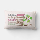 日々の現実保の本遠くに ランバークッション (裏面)