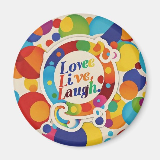 「日々の生活へのインスピレーション」 マグネット (正面)