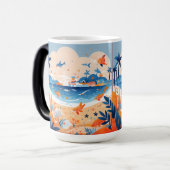 日々の瞬間を変🌊 モーフィングマグカップ (正面左)