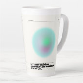 日々の肯定表明 カフェラテマグ (右アングル)