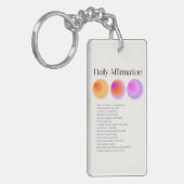 日々の肯定表明 キーホルダー (正面左)