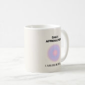 日々の肯定表明 コーヒーマグカップ (正面右)