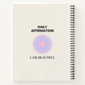 日々の肯定表明 ノートブック (裏面)