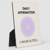 日々の肯定表明 フォトプラーク (側面)