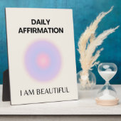 日々の肯定表明 フォトプラーク (側面)