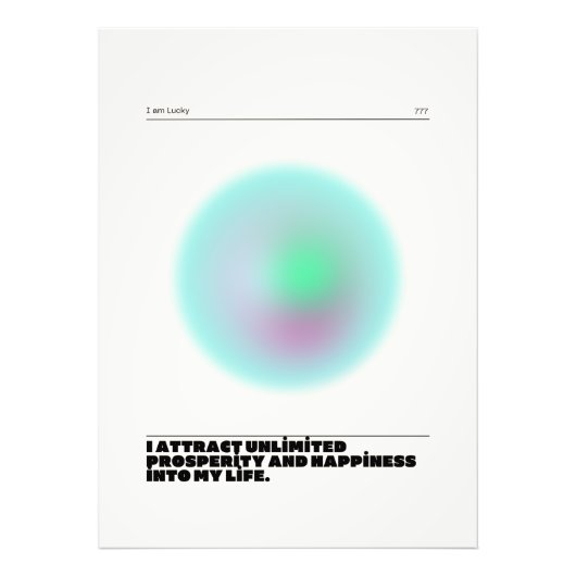 日々の肯定表明 フォトプリント (正面)