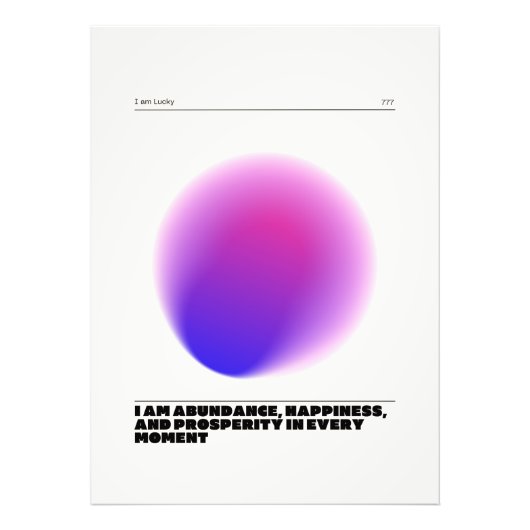 日々の肯定表明 フォトプリント            (正面)