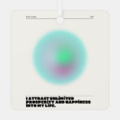 日々の肯定表明 メタルオーナメント (裏面)