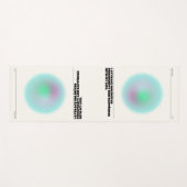 日々の肯定表明 ヨガマット (正面(横))