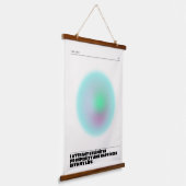 日々の肯定表明 吊り下げ型タペストリー (傾斜あり)