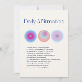 日々の肯定表明 招待状