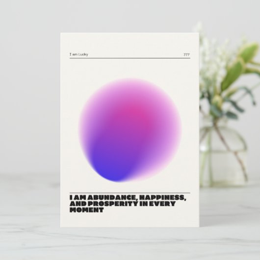 日々の肯定表明 招待状 (スタンド正面)