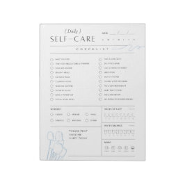 日々の自己チェックリスト気にリスト ノートパッド