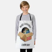 日々を作る エプロン (着用した状態)