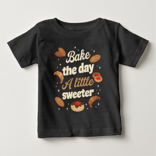 日々を少し甘くする ベビーTシャツ (正面)