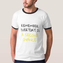 日々を思い出すのは二度目のチャンスだ Tシャツ