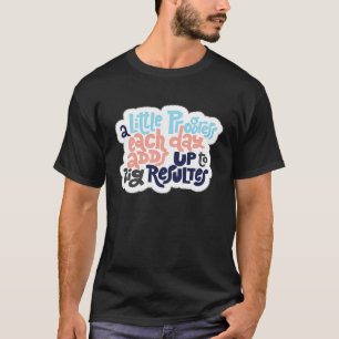 日々少しの進歩が大きな成果を上げる Tシャツ