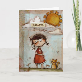 日々感謝する – グリーティングカード シーズンカード