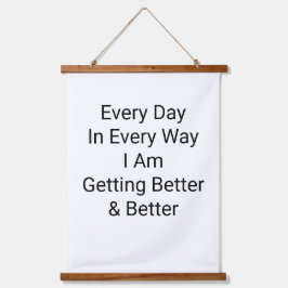 日々私は元気になってきている 吊り下げ型タペストリー