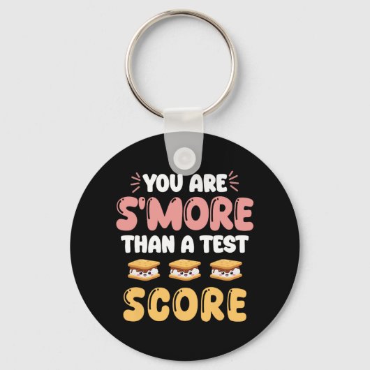 日あなたがテストスコア以上の先生スチューデン キーホルダー (正面)