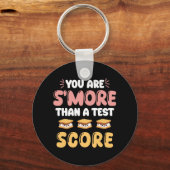 日あなたがテストスコア以上の先生スチューデン キーホルダー (正面)
