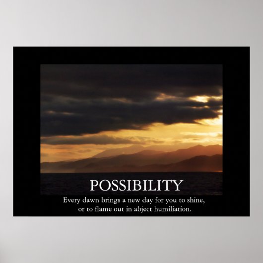 日おもしろい出可能性脱意欲を起こポスター ポスター (正面)