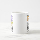 日おもしろい日学校先生学生キッドの最終日 コーヒーマグカップ (中央)