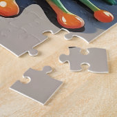 日おもしろい眼鏡付きカエル ジグソーパズル (側面)