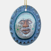 日おもしろい顔オーナメント セラミックオーナメント (右)