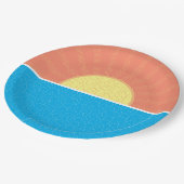 日おもしろい鮫 ペーパープレート (アングル)