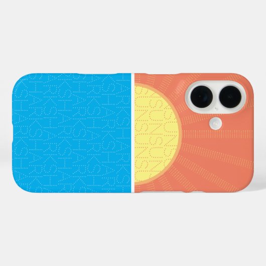 日おもしろい鮫 Case-Mate iPhoneケース (裏面 (横))