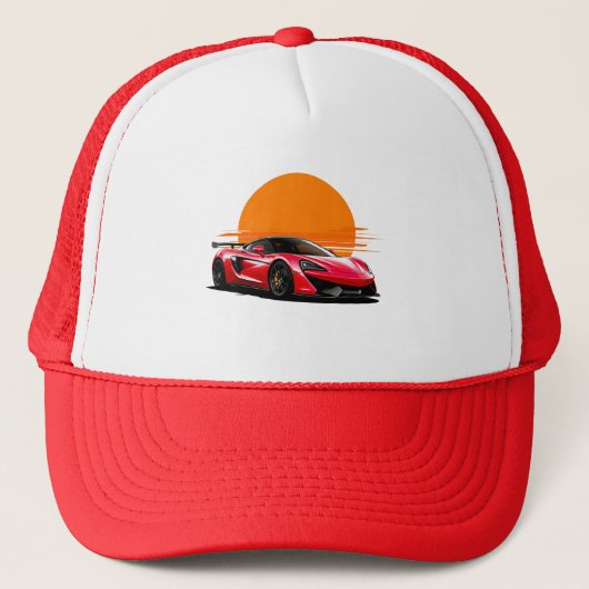 日お洒落没に対するスポーツ鮮やか車 キャップ (正面)