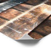 日かわいらし照の馬小屋に入った馬 ポスター (角)