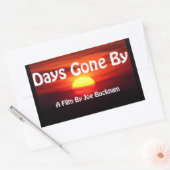 日がステッカーで消えた 長方形シール (封筒)