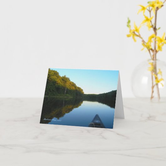 日が夜に会うところ: ベネディクトの池 カード (黄色い花)