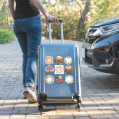 日が差すことと花柄リサ シール (スーツケースインサイチュ)