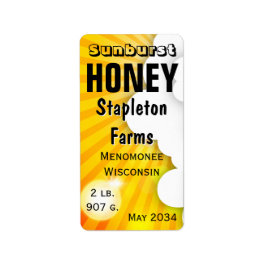 日が差すことと雲のハニージャールラベル ラベル