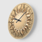 日が差すことの柱時計 ラージ壁時計 (傾斜)