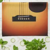 日が差すことアコースティックギター キッチンタオル (折り畳み)