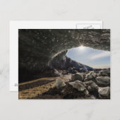 日が差すことアットアイスケーブ入り口 ポストカード (正面/裏面)